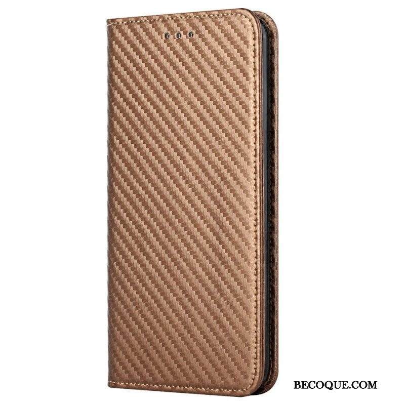 Puhelinkuoret iPhone 14 Pro Suojaketju Kuori Kotelot Flip Strappy Carbon Fiber Style