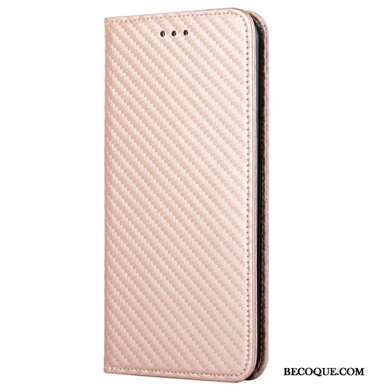 Puhelinkuoret iPhone 14 Pro Suojaketju Kuori Kotelot Flip Strappy Carbon Fiber Style