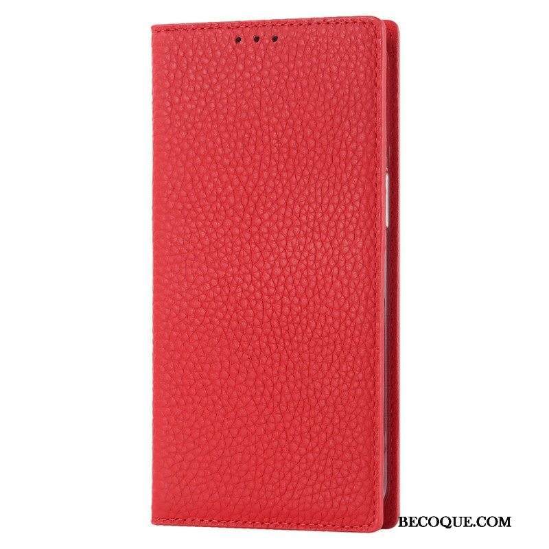 Puhelinkuoret iPhone 14 Suojaketju Kuori Kotelot Flip Aito Litchi-nahkahihna