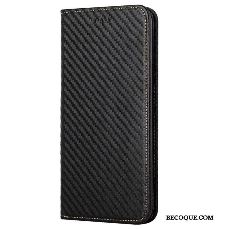 Puhelinkuoret iPhone 14 Suojaketju Kuori Kotelot Flip Strappy Carbon Fiber Style