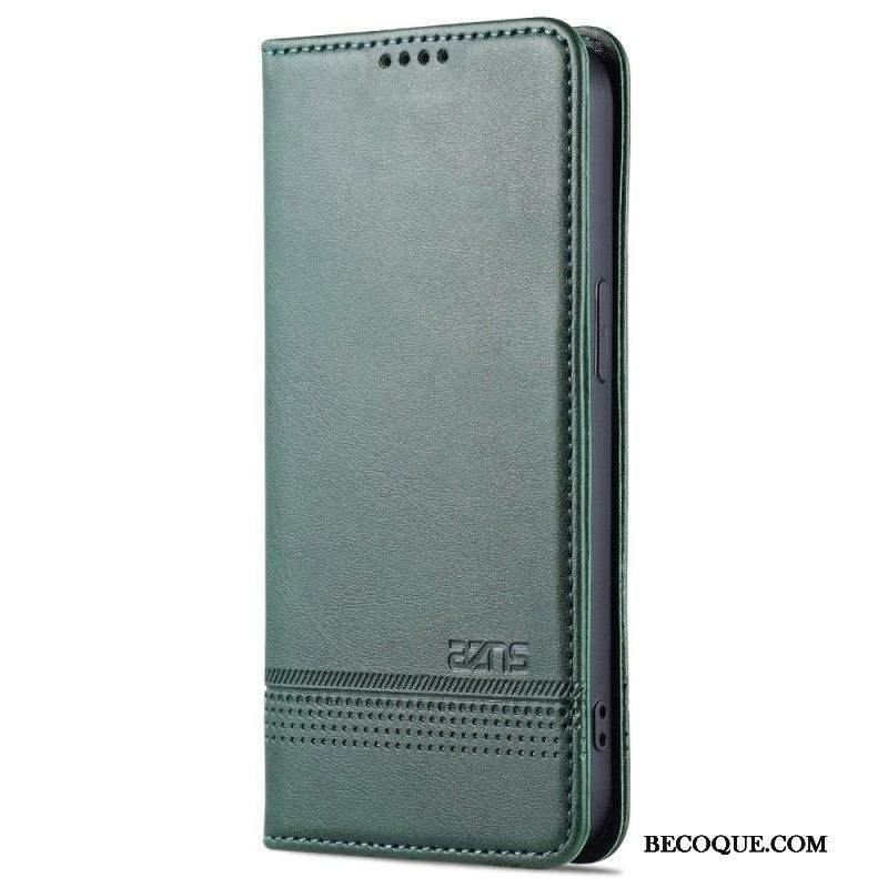 Puhelinkuoret iPhone 15 Plus Kotelot Flip Cui Azns Effect