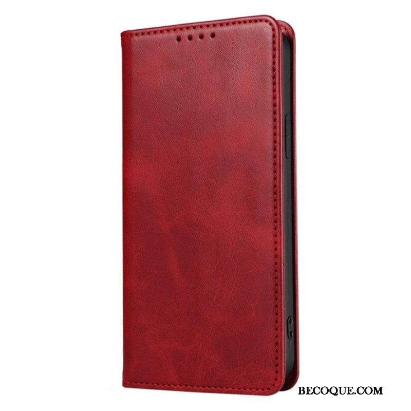 Puhelinkuoret iPhone 15 Plus Kotelot Flip Klassinen Nahkaefekti