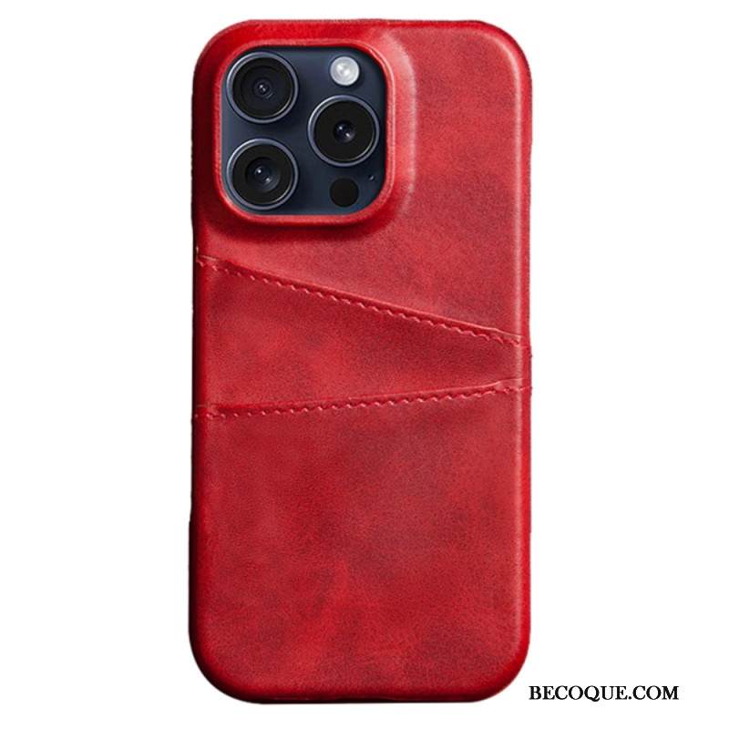 Puhelinkuoret iPhone 16 Pro Max Kaksinkertainen Korttikotelo