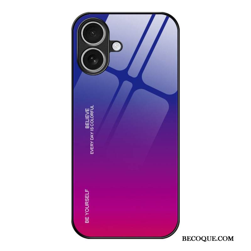 Puhelinkuoret iPhone 17 Ole Oma Itsesi Karkaistulla Lasilla