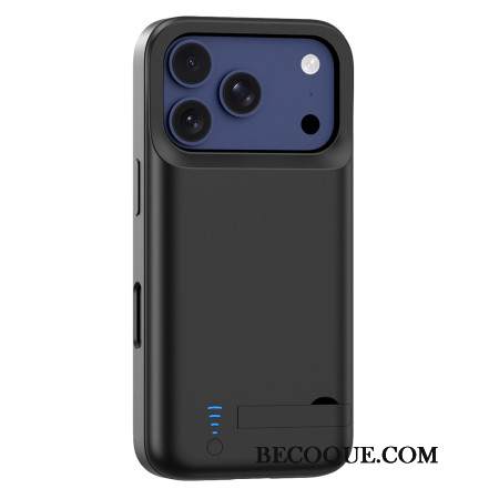 5000 Mah Ulkoinen Akkukotelo iPhone 17 Prolle Sisäänrakennetulla Telineellä