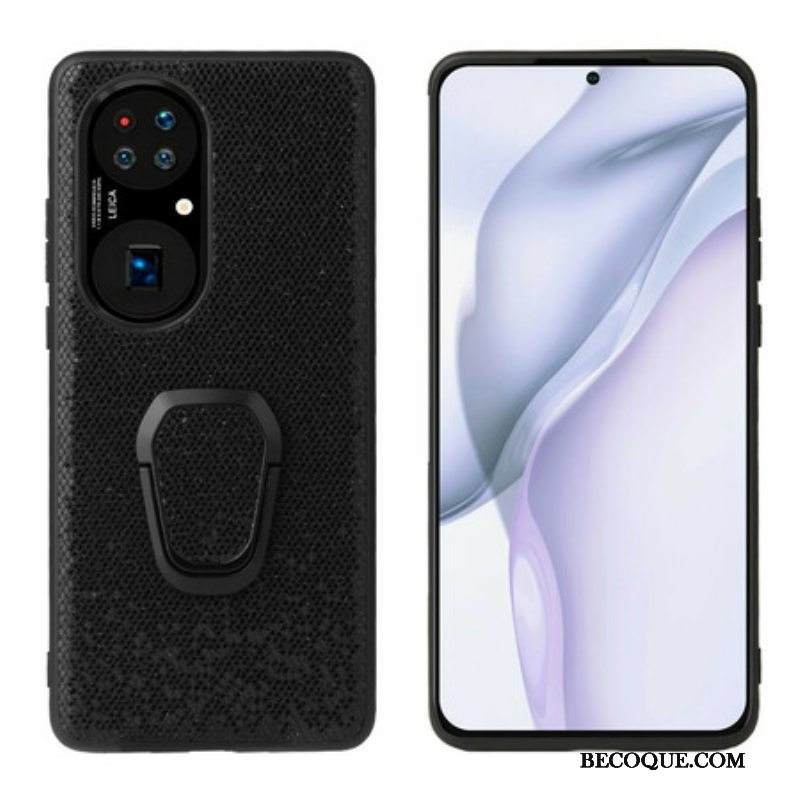 Case Huawei P50 Pro Glitter Ring-kiinnike