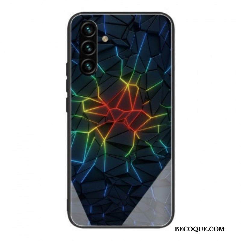 Case Samsung Galaxy A13 5G / A04s Geometria Karkaistu Lasi