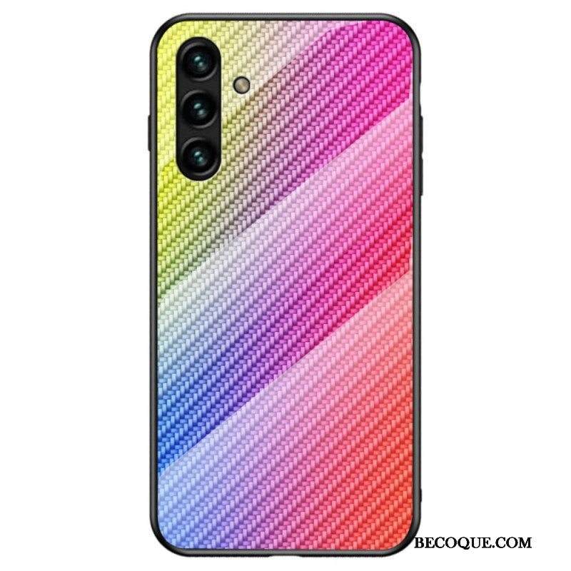 Case Samsung Galaxy A13 5G / A04s Karkaistua Hiilikuitulasia