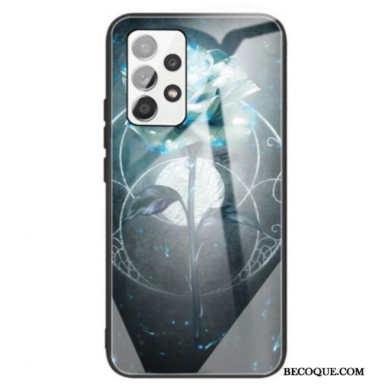 Case Samsung Galaxy A13 Ruusunvihreä Karkaistu Lasi
