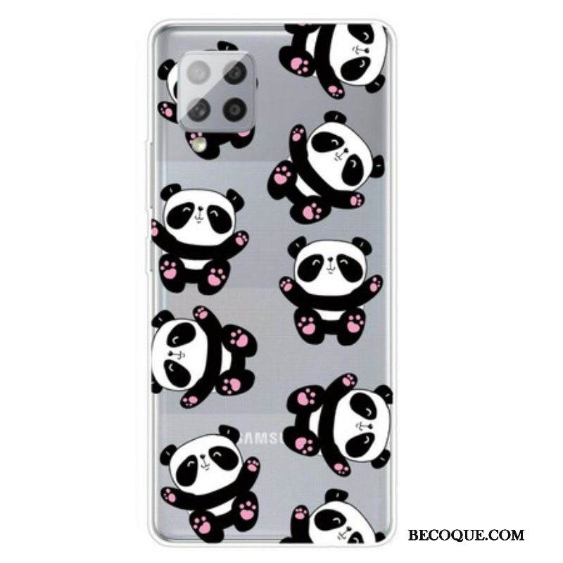 Case Samsung Galaxy A42 5G Top Panda Fun
