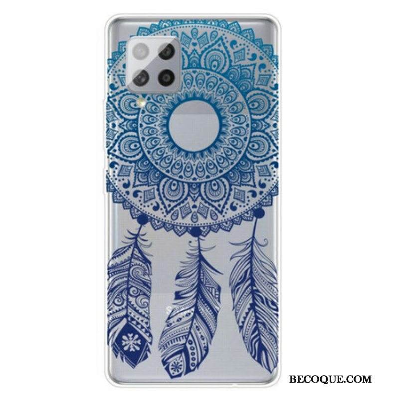 Case Samsung Galaxy A42 5G Yksikukkainen Mandala