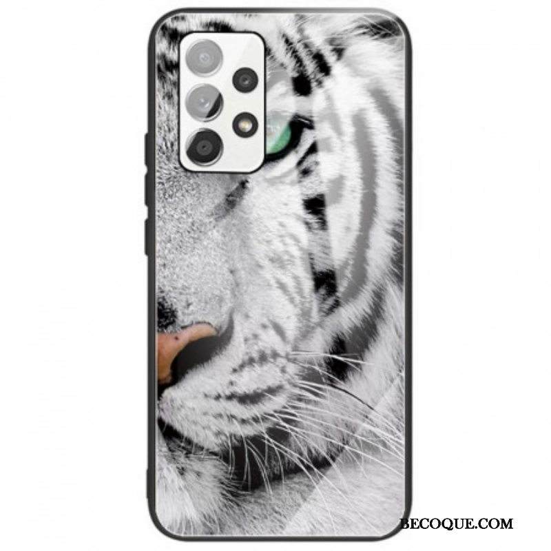 Case Samsung Galaxy A53 5G Tiger Karkaistu Lasi