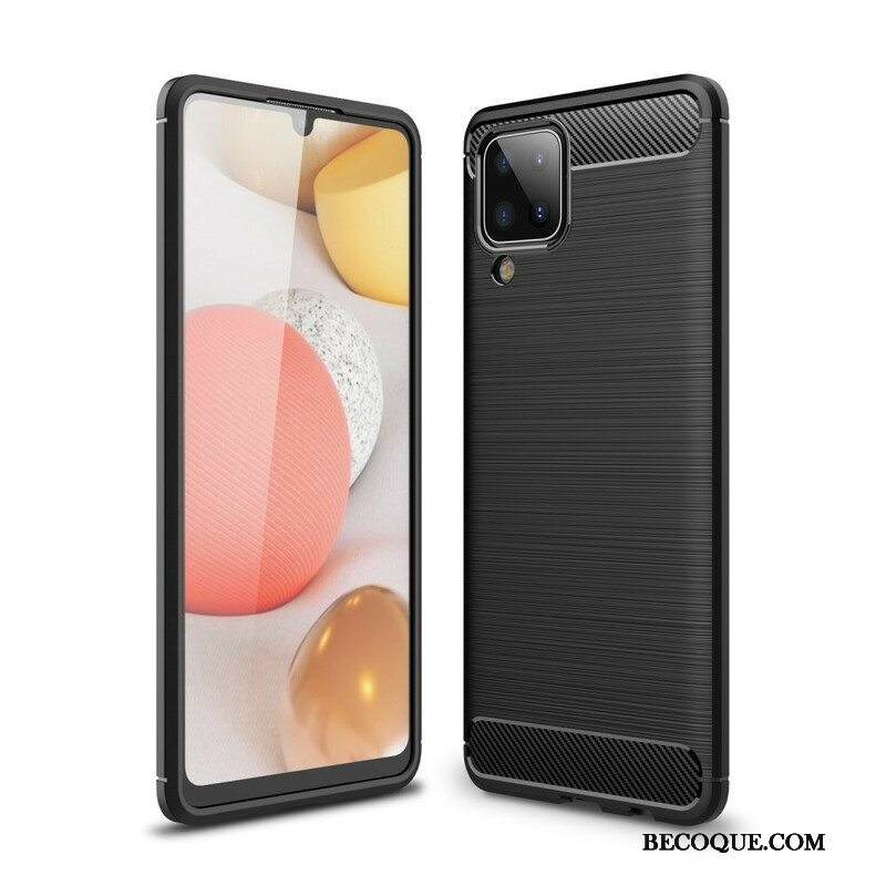 Case Samsung Galaxy M12 / A12 Harjattua Hiilikuitua