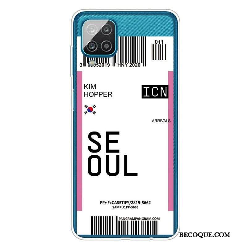 Case Samsung Galaxy M12 / A12 Soul Boarding Pass