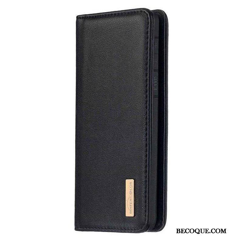 Case Samsung Galaxy S20 Plus / S20 Plus 5G Kotelot Flip Irrotettava Aitoa Nahkaa