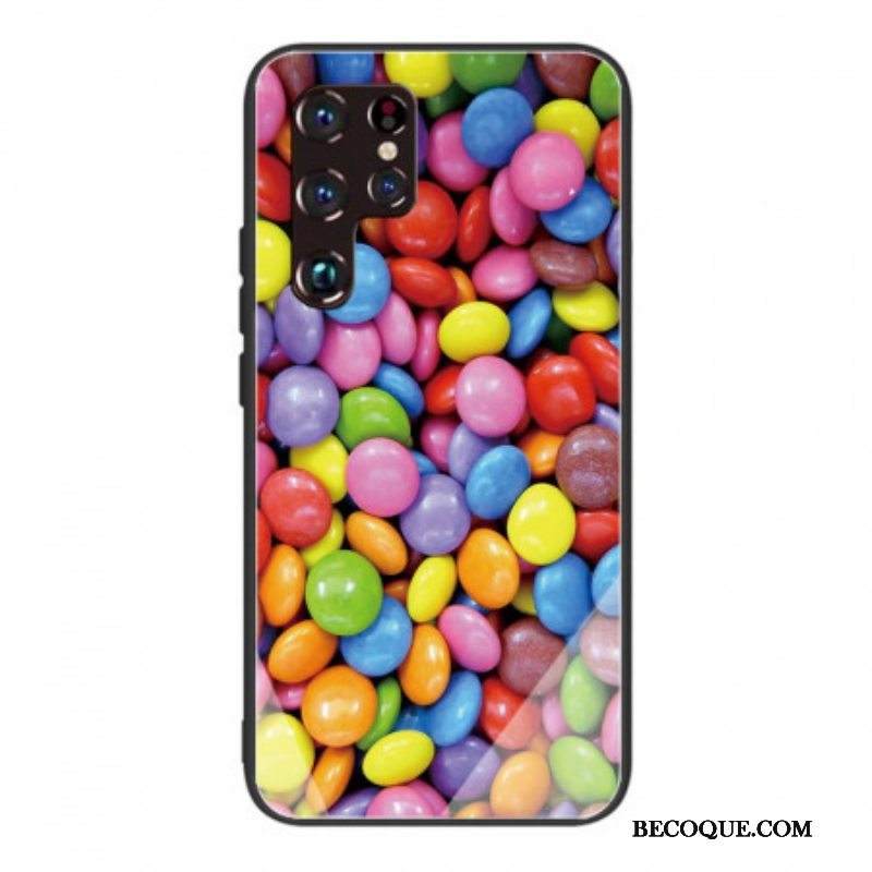 Case Samsung Galaxy S22 Ultra 5G Karkaistu Lasi Karkkia