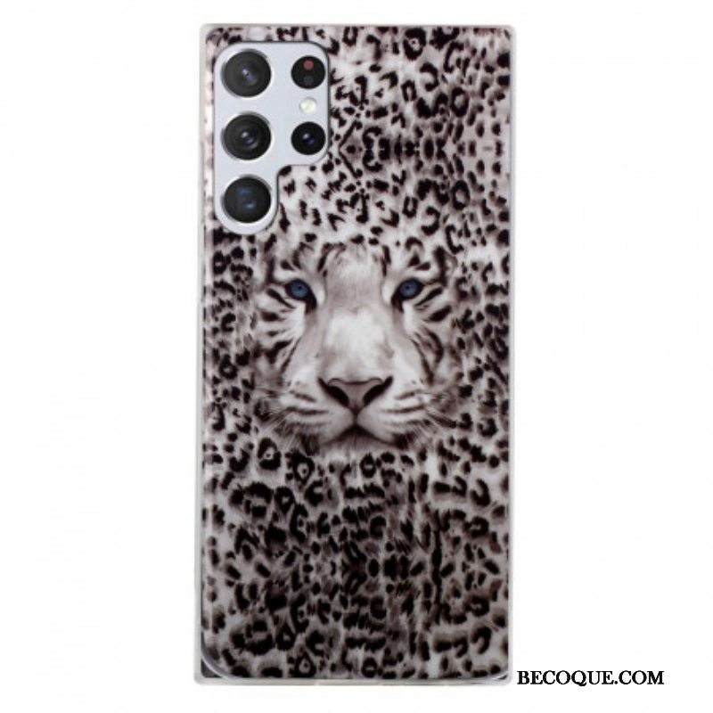 Case Samsung Galaxy S22 Ultra 5G Leopardi Loisteputki