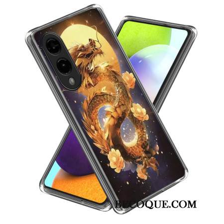 Case Samsung Galaxy S25 5g Edge Puhelinkuoret Kultainen Lohikäärme