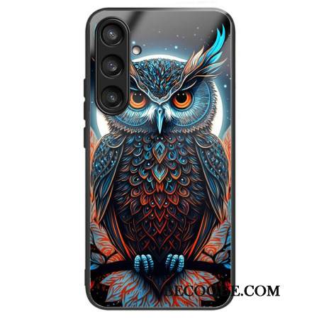 Case Samsung Galaxy S25 Plus 5g Puhelinkuoret Karkaistusta Lasista Valmistettu Värillinen Pöllö