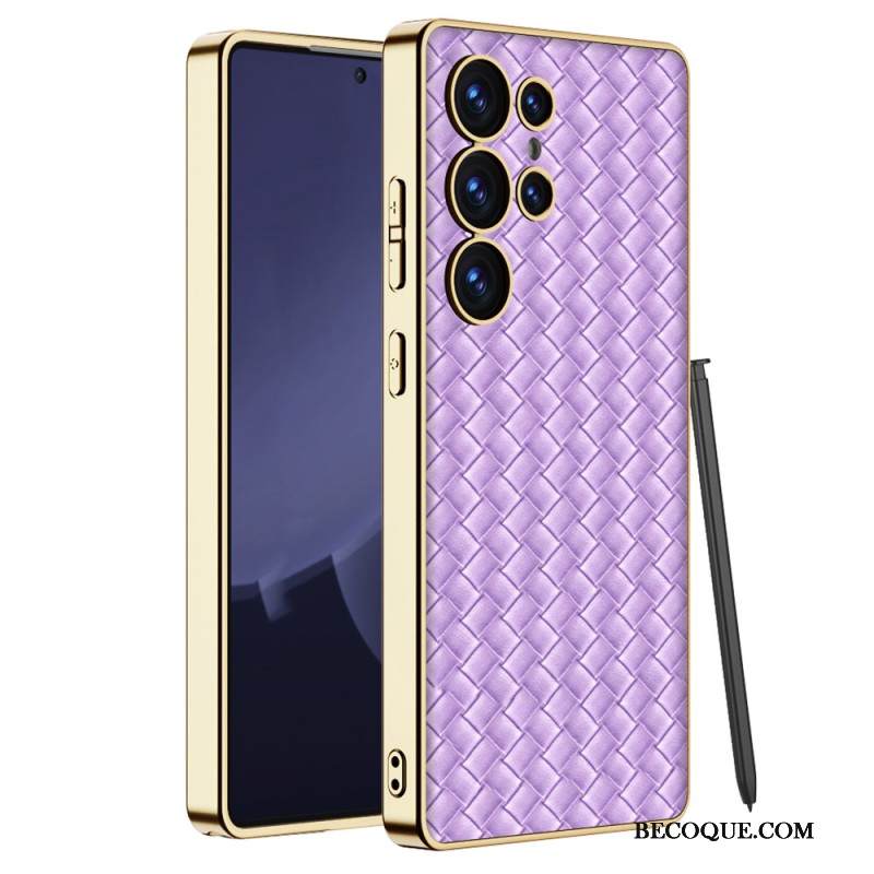 Case Samsung Galaxy S25 Ultra 5g Puhelinkuoret Kudottu Tekstuuri