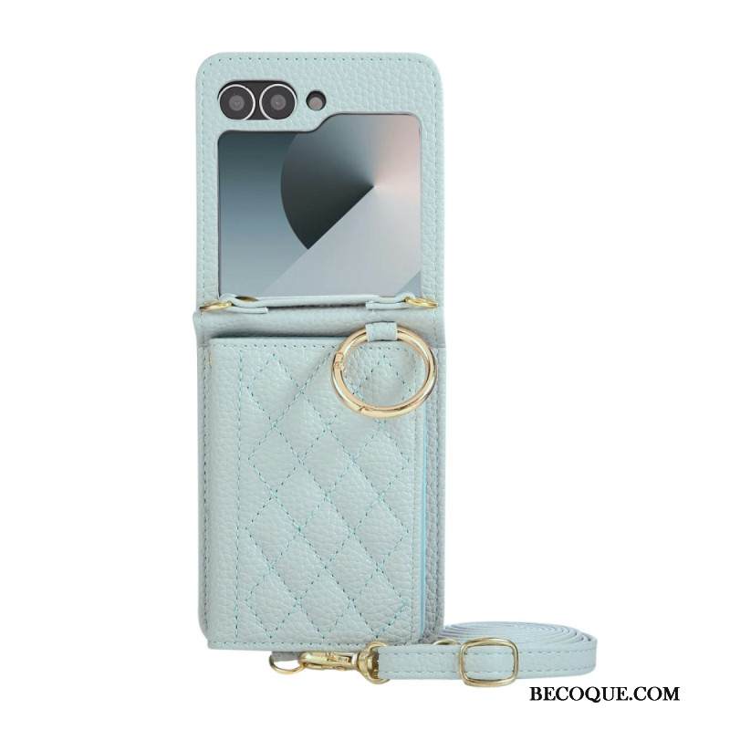 Case Samsung Galaxy Z Flip 7 Fe Puhelinkuoret Tikattu Olkahihnalla