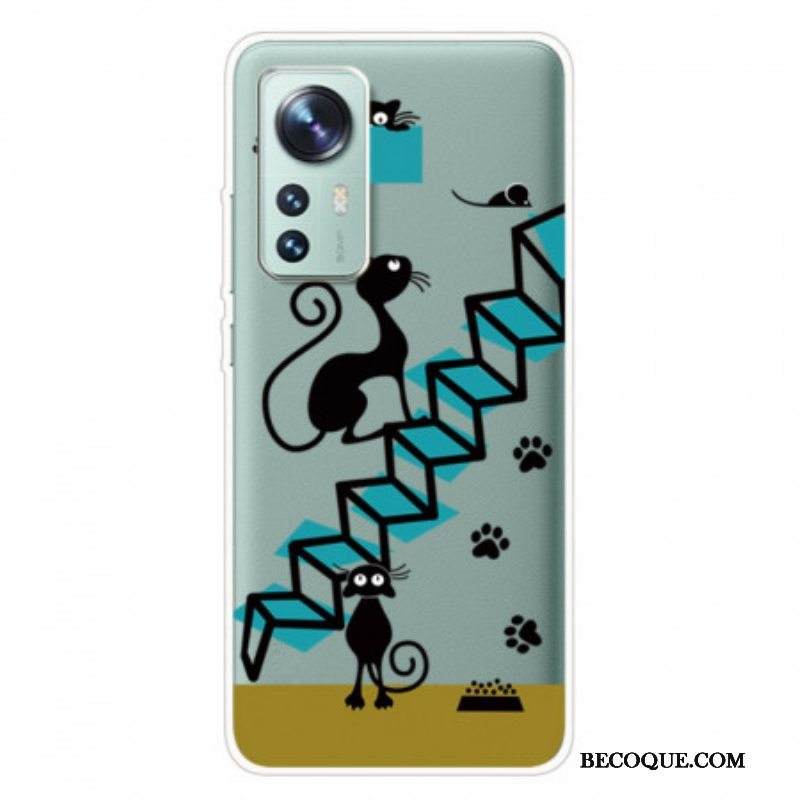 Case Xiaomi 12 Pro Kissat Portaissa