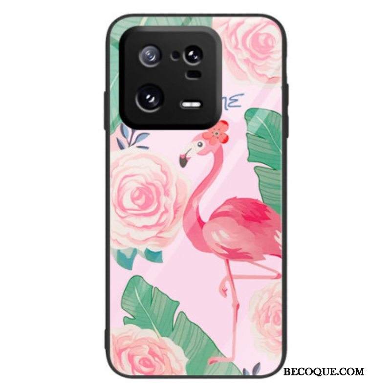 Case Xiaomi 13 Pro Flamingo Karkaistu Lasi