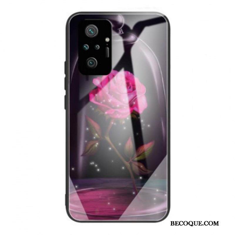 Case Xiaomi Redmi Note 10 Pro Magic Pink Tempered Glass