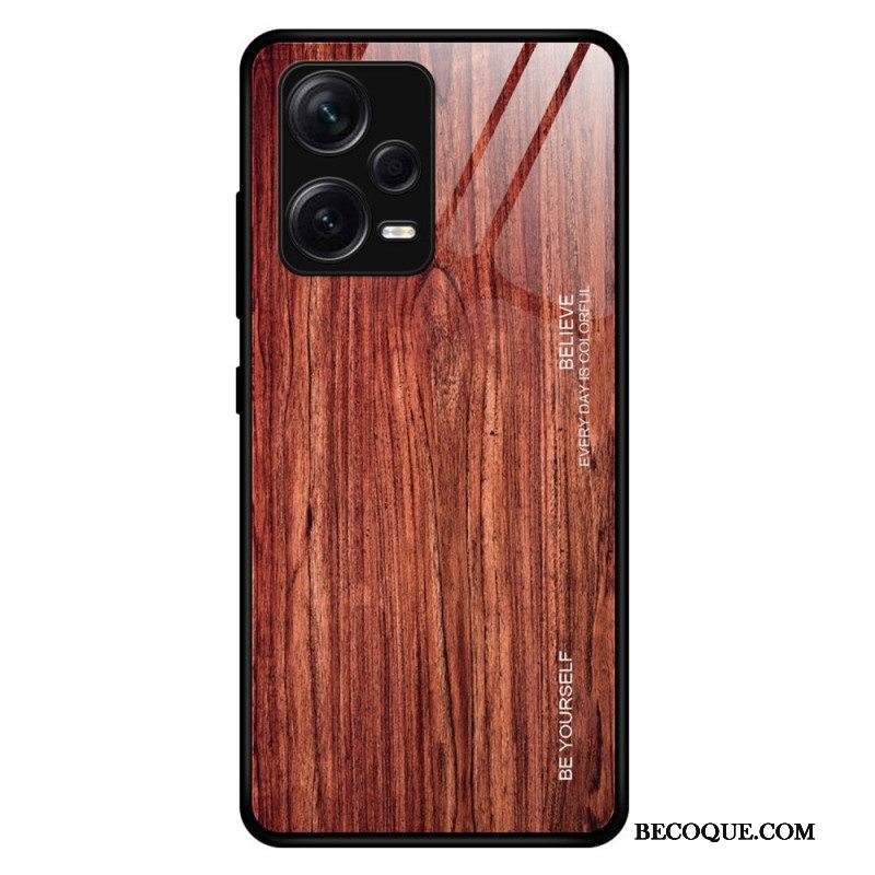 Case Xiaomi Redmi Note 12 Pro Plus Wood Design Karkaistu Lasi