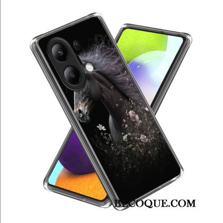Case Xiaomi Redmi Note 13 4g Puhelinkuoret Hevonen Ja Kukka Case Xiaomi Redmi Note 13 4g Puhelinkuoret Hevonen Ja Kukka