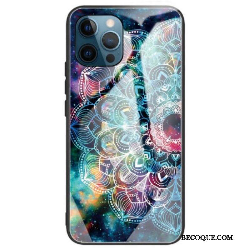 Case iPhone 14 Pro Max Mandala Karkaistu Lasi