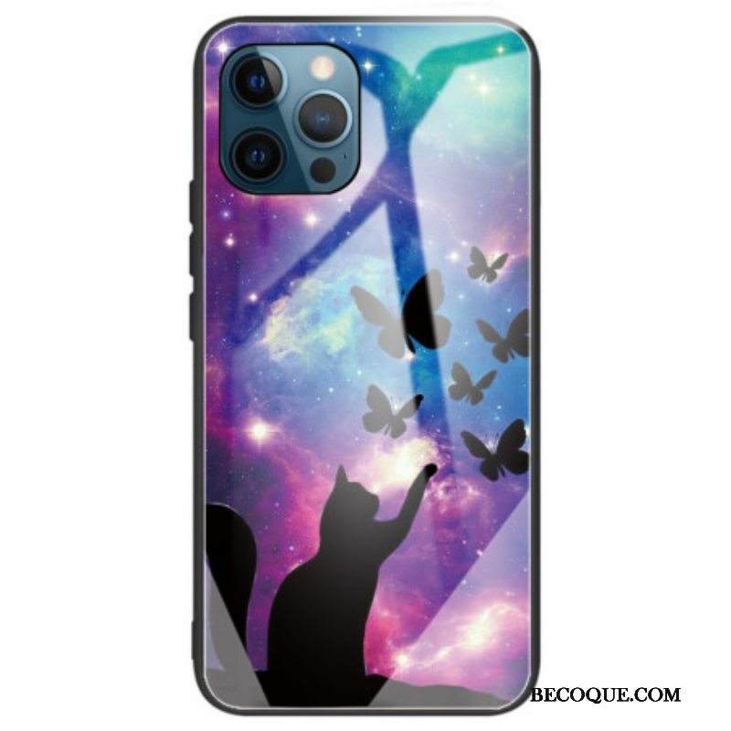 Case iPhone 14 Pro Max Star Cat Karkaistu Lasi