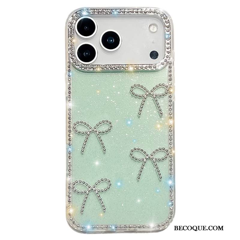 Case iPhone 17 Pro Max Puhelinkuoret Perhos- Ja Kimallekoriste