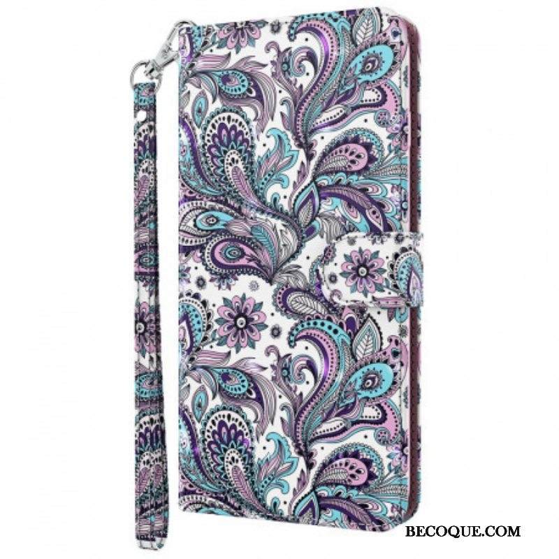 Flip Case Moto E40 / E30 / E20 Paisley