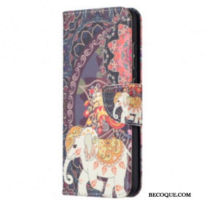 Flip Case Samsung Galaxy A52 4G / A52 5G / A52s 5G Etnisten Norsujen Mandala