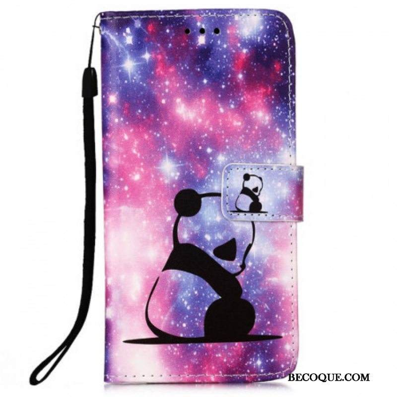 Flip Case Samsung Galaxy A53 5G Panda Galaxy