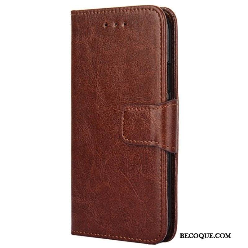 Flip Case Samsung Galaxy M53 5G Vintage Nahkaefekti