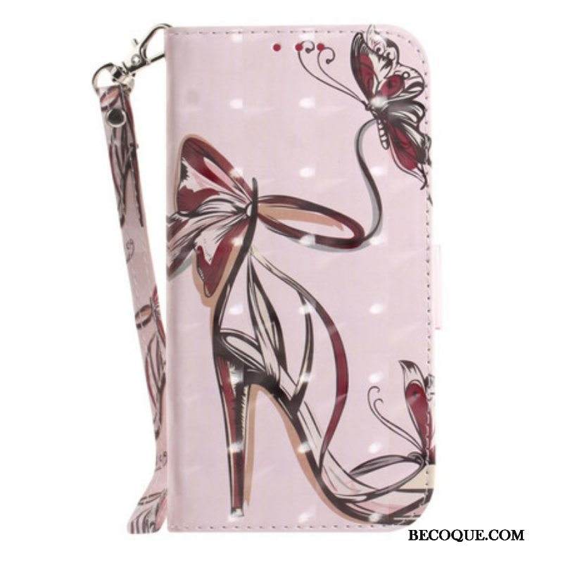 Flip Case Samsung Galaxy S21 FE Suojaketju Kuori Hihnallinen Pumppu