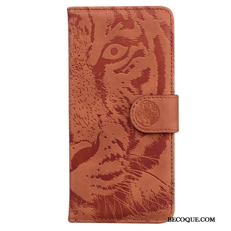 Flip Case Sony Xperia 1 IV Tiger Print