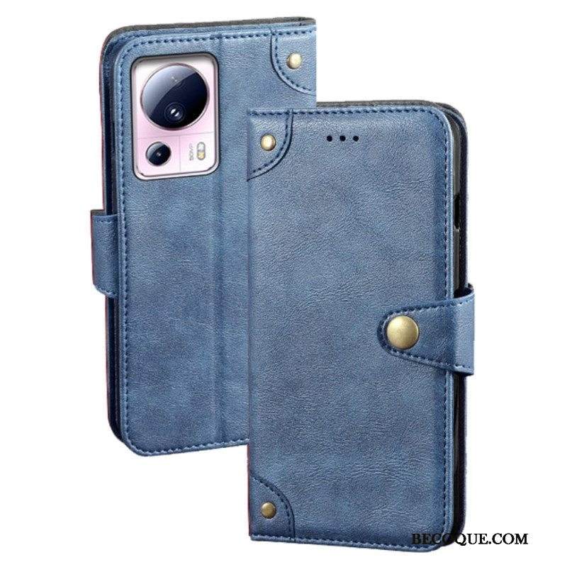 Flip Case Xiaomi 13 Lite Vintage Idewei