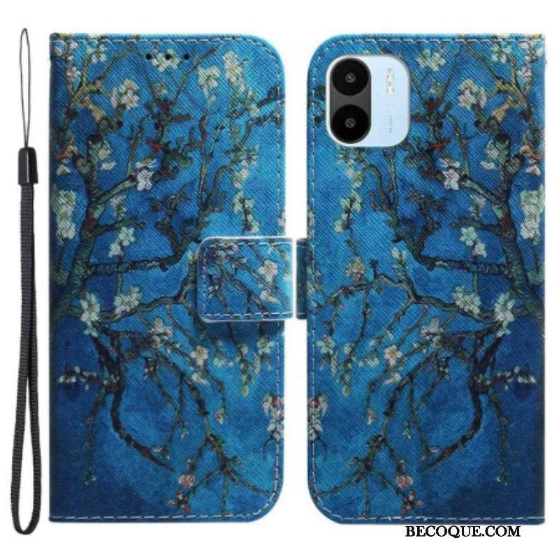 Flip Case Xiaomi Redmi A1 Premium Kukkiva Puu