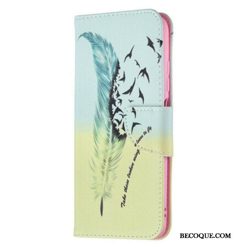 Flip Case Xiaomi Redmi Note 10 5G Oppia Lentämään