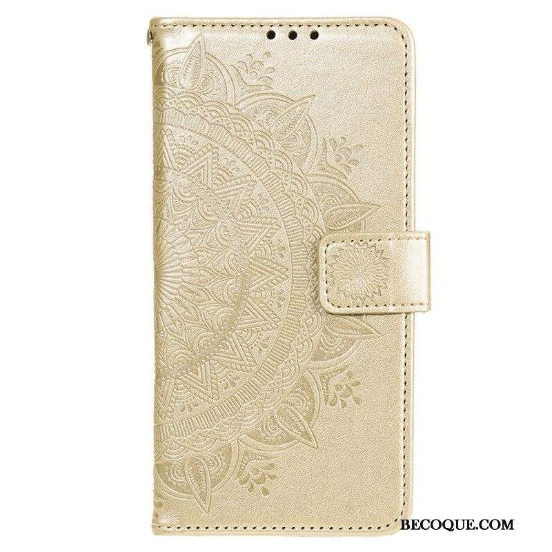 Flip Case Xiaomi Redmi Note 11 / 11S Auringon Mandala