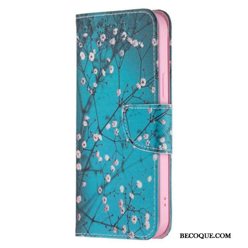 Flip Case iPhone 13 Pro Max Kukkiva Oksa