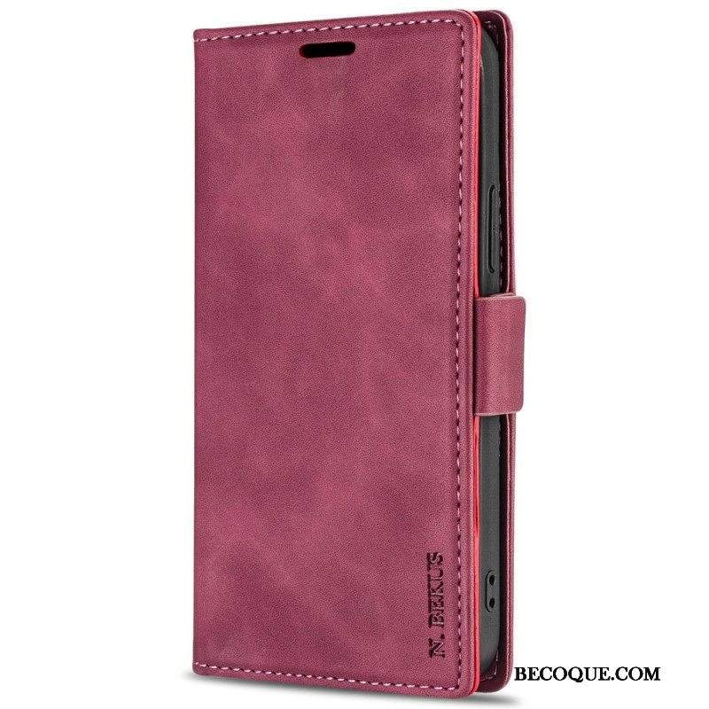 Flip Case iPhone 14 Pro Max Ln.bekus Nahkaefekti