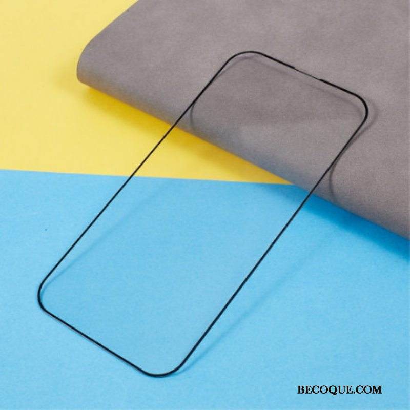 Karkaistun Lasin Suojaus Musta Contours iPhone 15 -Näyttö