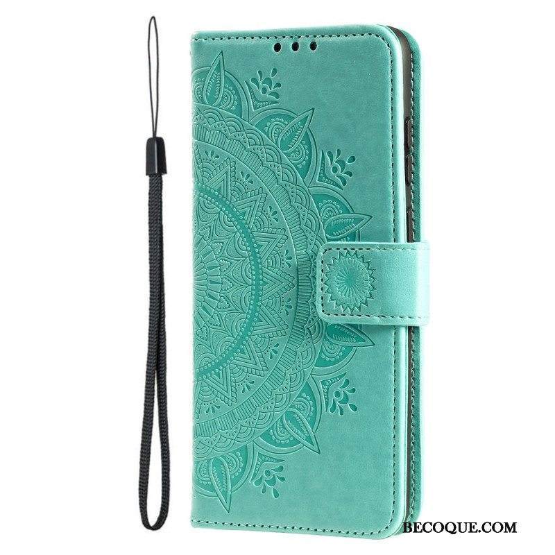 Kotelot Moto G71 5G Auringon Mandala