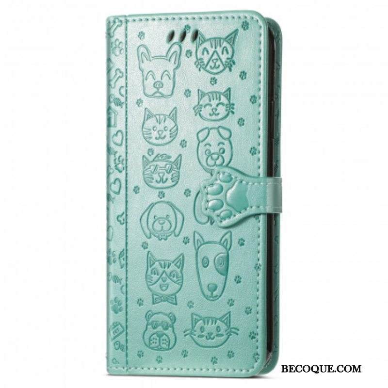 Kotelot Motorola Edge 20 Pro Animoidut Eläimet