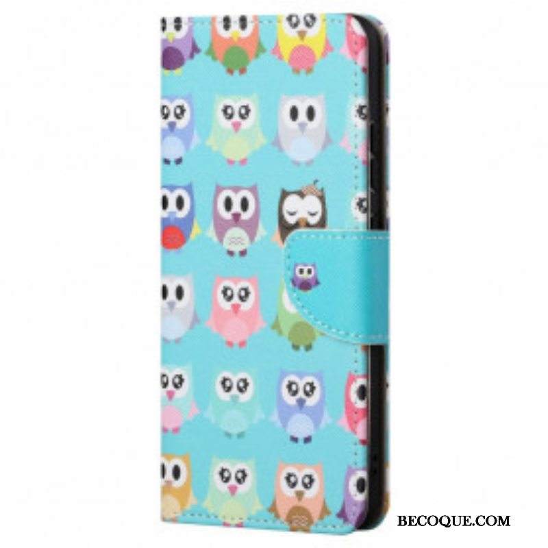 Kotelot Motorola Edge 20 Pro Useita Pöllöjä