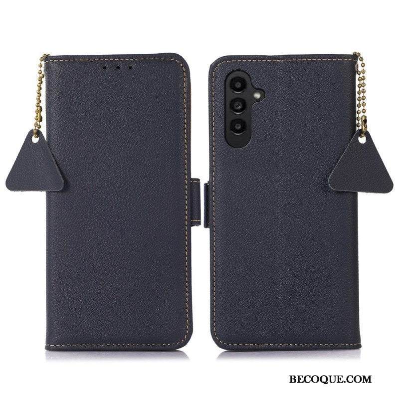 Kotelot Samsung Galaxy A14 / A14 5G Aito Nahka Rfid